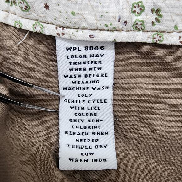 Style&Co Pants Womens 18W Brown Khaki High Rise Cargo Capri Roll Tab Hem Stretch - Picture 7 of 12